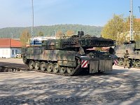 28 Leopard 2 Panzer zurück in Bad Frankenhausen Bild: 28 Leopard 2 Panzer zurück in Bad Frankenhausen