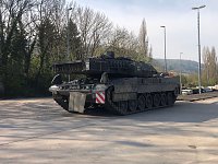 28 Leopard 2 Panzer zurück in Bad Frankenhausen Bild: 28 Leopard 2 Panzer zurück in Bad Frankenhausen