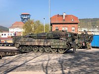28 Leopard 2 Panzer zurück in Bad Frankenhausen Bild: 28 Leopard 2 Panzer zurück in Bad Frankenhausen