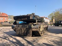 28 Leopard 2 Panzer zurück in Bad Frankenhausen Bild: 28 Leopard 2 Panzer zurück in Bad Frankenhausen