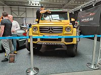 Bild: Peter Blei unterwegs auf der Erfurter Automobilmesse