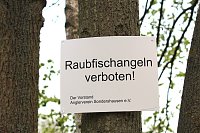 Bild: Raubfischangeln verboten