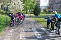 Bild: Verkehrstraining in Kindervilla Bad Frankenhausen