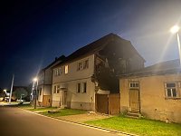 Eingestürzter Hausgiebel in Seehausen Bild: Eingestürzter Hausgiebel in Seehausen