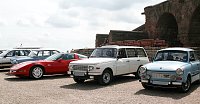 Oldtimer auf Ausfahrt am Kyffhäuser Bild: Oldtimer auf Ausfahrt am Kyffhäuser
