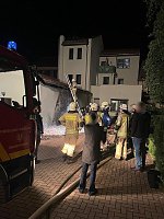 Bild: Ausgebrannte M&uuml;lltonne in Nordhausen