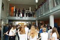 An der Lessing-Schule wurde gestern die dritte Runde des "Tags in der Praxis" mit einer Berufsmesse eingeläutett Bild: An der Lessing-Schule wurde gestern die dritte Runde des "Tags in der Praxis" mit einer Berufsmesse eingeläutett