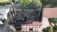 Bild: Wohnhaus in Oberspier ausgebrannt