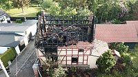 Bild: Wohnhaus in Oberspier ausgebrannt