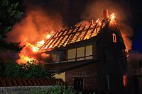 Bild: Wohnhaus in Oberspier ausgebrannt