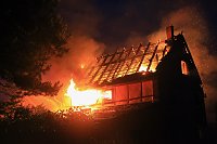 Bild: Wohnhaus in Oberspier ausgebrannt