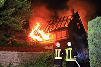 Bild: Wohnhaus in Oberspier ausgebrannt