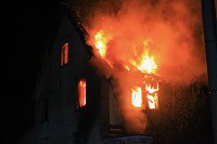 Bild: Wohnhaus in Oberspier ausgebrannt