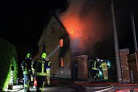 Bild: Wohnhaus in Oberspier ausgebrannt