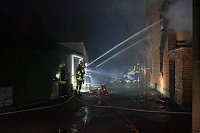 Bild: Wohnhaus in Oberspier ausgebrannt