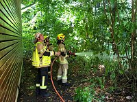 Fahrlässige Brandstiftung auf dem Possen Bild: Fahrlässige Brandstiftung auf dem Possen
