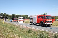Bild: Unfall heute Mittag bei Wolkramshausen