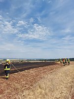 Flächenbrand bei Trebra Bild: Flächenbrand bei Trebra