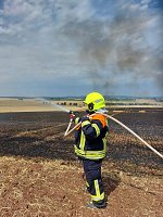 Flächenbrand bei Trebra Bild: Flächenbrand bei Trebra