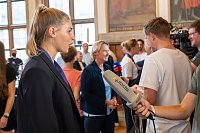 Empfang der Nationalmannschaft in Frankfurt Bild: Empfang der Nationalmannschaft in Frankfurt