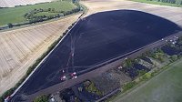 Brand eines Stoppelfeldes bei Bretleben Bild: Brand eines Stoppelfeldes bei Bretleben