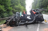 Bild: Unfall auf der Bundesstra&szlig;e 249 nahe Sondershausen