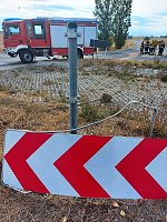 Bild: Einer flog &uuml;ber den Kreisverkehr