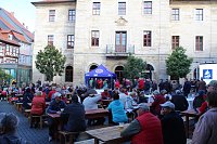 Vorstellung des neuen THC-Teams gestern auf dem Langensalzaer Neumarkt Bild: Vorstellung des neuen THC-Teams gestern auf dem Langensalzaer Neumarkt