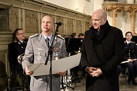 Oberstleutnant Daniel Faul (li) und Bürgermeister Steffen Grimm (re.) Bild: Oberstleutnant Daniel Faul (li) und Bürgermeister Steffen Grimm (re.)