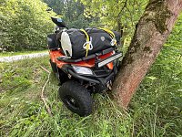 Bild: Quad-Unfalll bei Stra&szlig;burg
