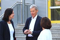 Bild: Spatenstich f&uuml;r den Berufsschulen-Campus II in der Salzstra&szlig;e in Sondershausen