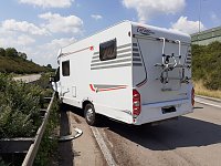 Bild: Unfall auf der Autobahn