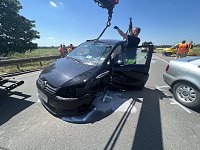 Bild: Unfall heute Mittag bei Bielen