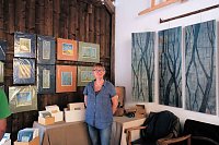Bild: Peter Blei auf dem 31. Kunstmarkt in Friedrichsrode