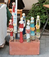 Bild: Peter Blei auf dem 31. Kunstmarkt in Friedrichsrode