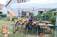 Bild: Peter Blei auf dem 31. Kunstmarkt in Friedrichsrode