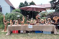 Bild: Peter Blei auf dem 31. Kunstmarkt in Friedrichsrode