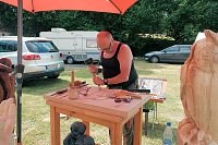 Bild: Peter Blei auf dem 31. Kunstmarkt in Friedrichsrode