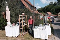 Bild: Peter Blei auf dem 31. Kunstmarkt in Friedrichsrode