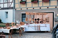 Bild: Peter Blei auf dem 31. Kunstmarkt in Friedrichsrode