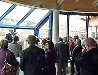 Übergabe Therme Bild: Übergabe Therme