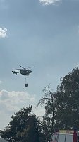 Bild: Brand eines Feldes bei Reinsdrof