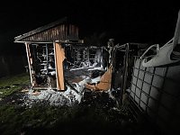 Gartenlabe in Sondershausen-Bebra ausgebrannt Bild: Gartenlabe in Sondershausen-Bebra ausgebrannt