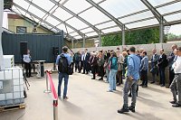 Bild: Pyrolyse als Alternative zum Verbrennen - in Bleicherode wurde heute eine Pilotanlage der Hochschule in Betrieb genommen