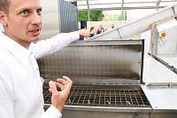 Bild: Pyrolyse als Alternative zum Verbrennen - in Bleicherode wurde heute eine Pilotanlage der Hochschule in Betrieb genommen