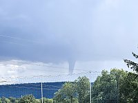 Bild: Trichterwolke &uuml;ber der Hainleite