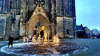 Bild: Peter Blei unterwegs in Magdeburg