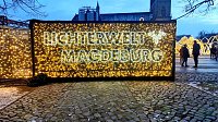 Bild: Peter Blei unterwegs in Magdeburg