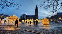 Bild: Peter Blei unterwegs in Magdeburg