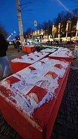 Bild: Peter Blei unterwegs in Magdeburg